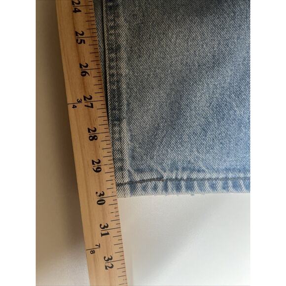 Carhartt Jeans Mens 34x30 Blue Denim Light Wash Faded Skater Grunge - Picture 8 of 12